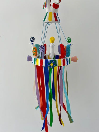 Art - Cola Cola Clay pendant Folk Art