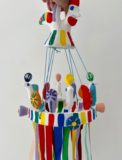 Art - Cola Cola Clay pendant Folk Art