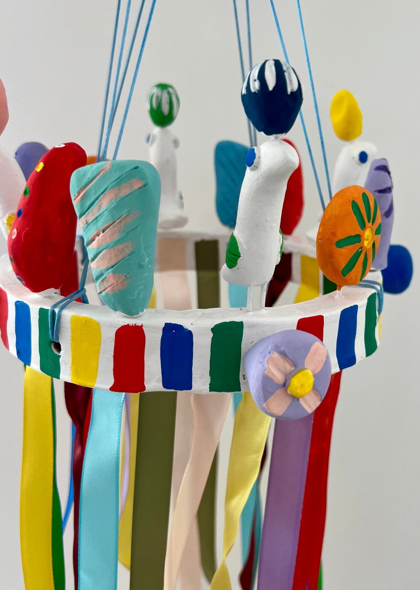 Art - Cola Cola Clay pendant Folk Art