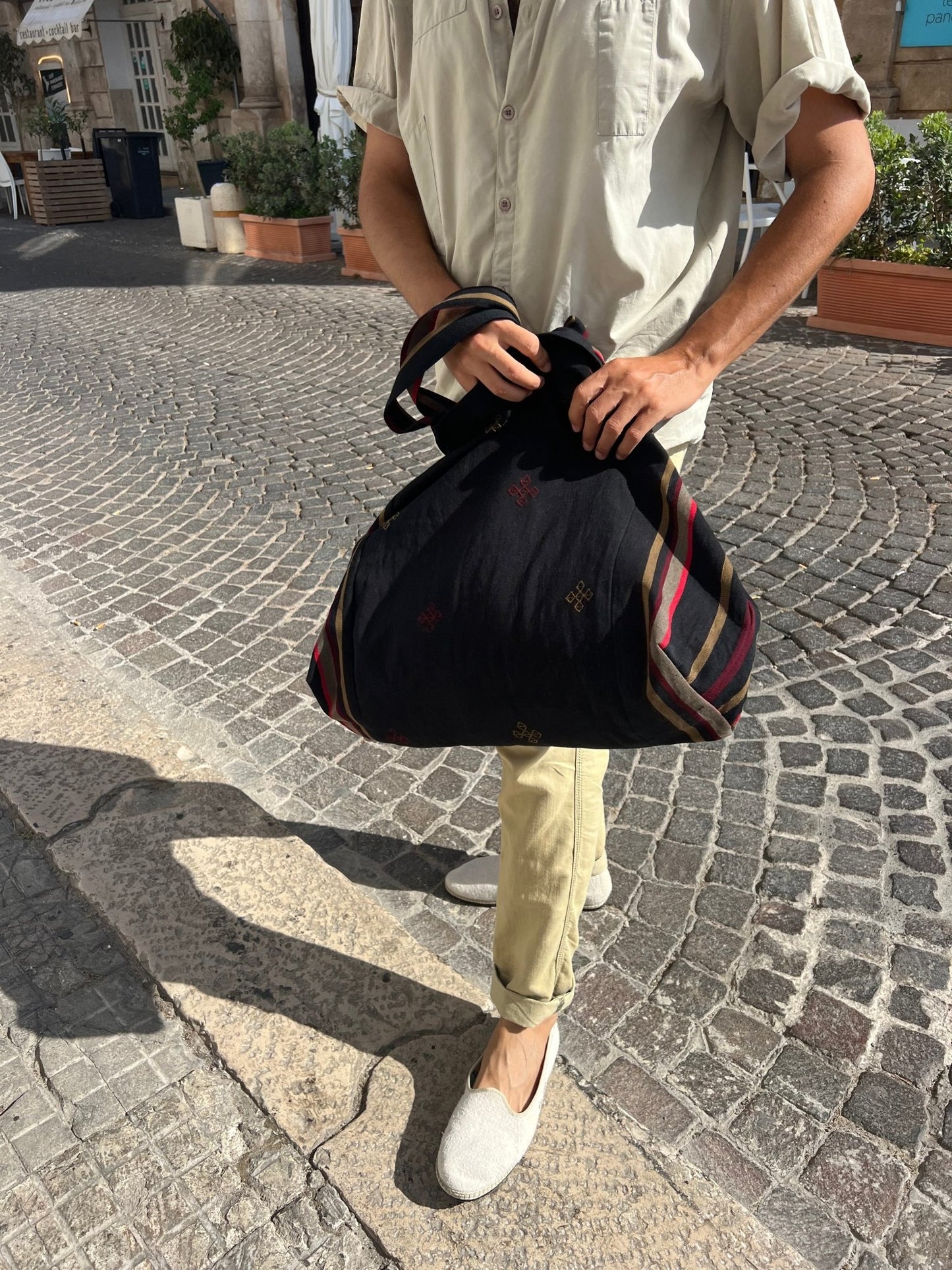 Bag - Bhutan DRUK Maxi Tote Bag Black