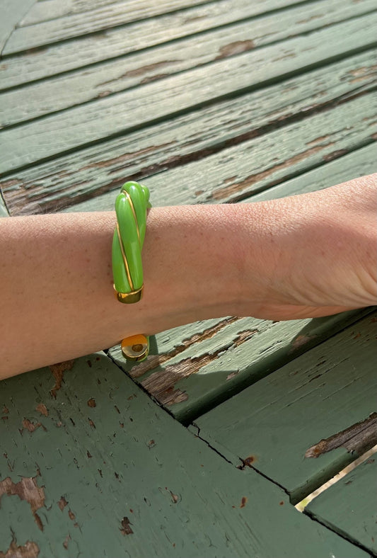 Bracelet  - Jonc DIANA Apple Green