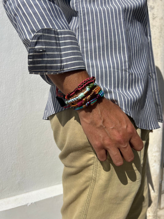 Bracelet Men - Nino Bracelet Brown Mix