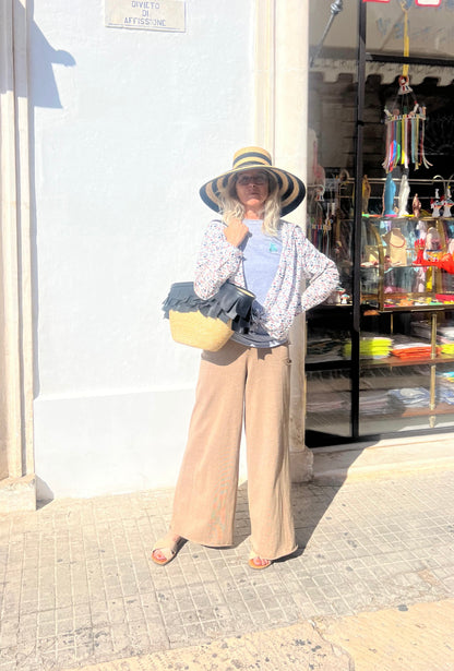 Cappello - CSABA Fedora Nero/Naturale