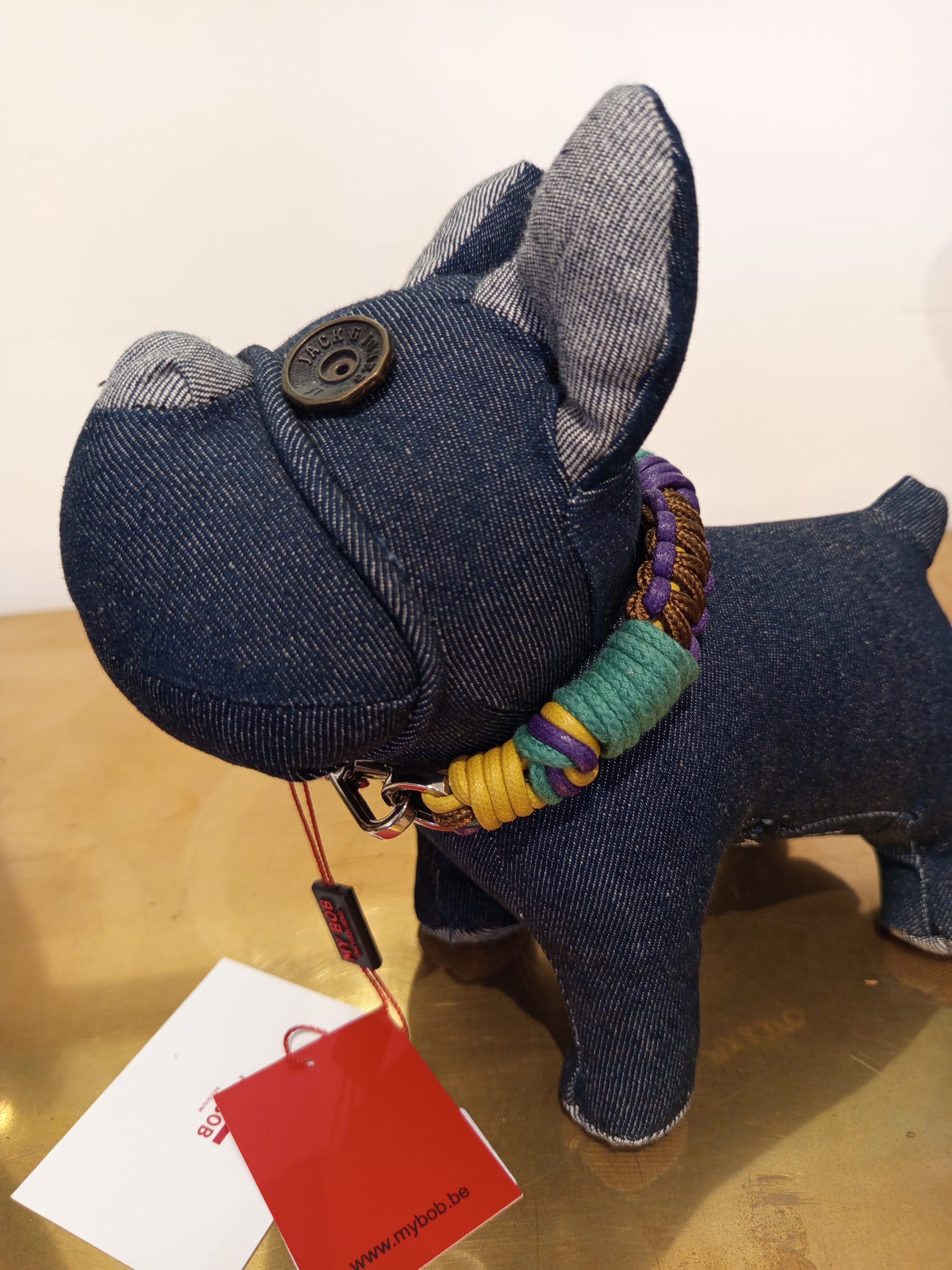 Dog Collar - Tarzan Yellow & Purple