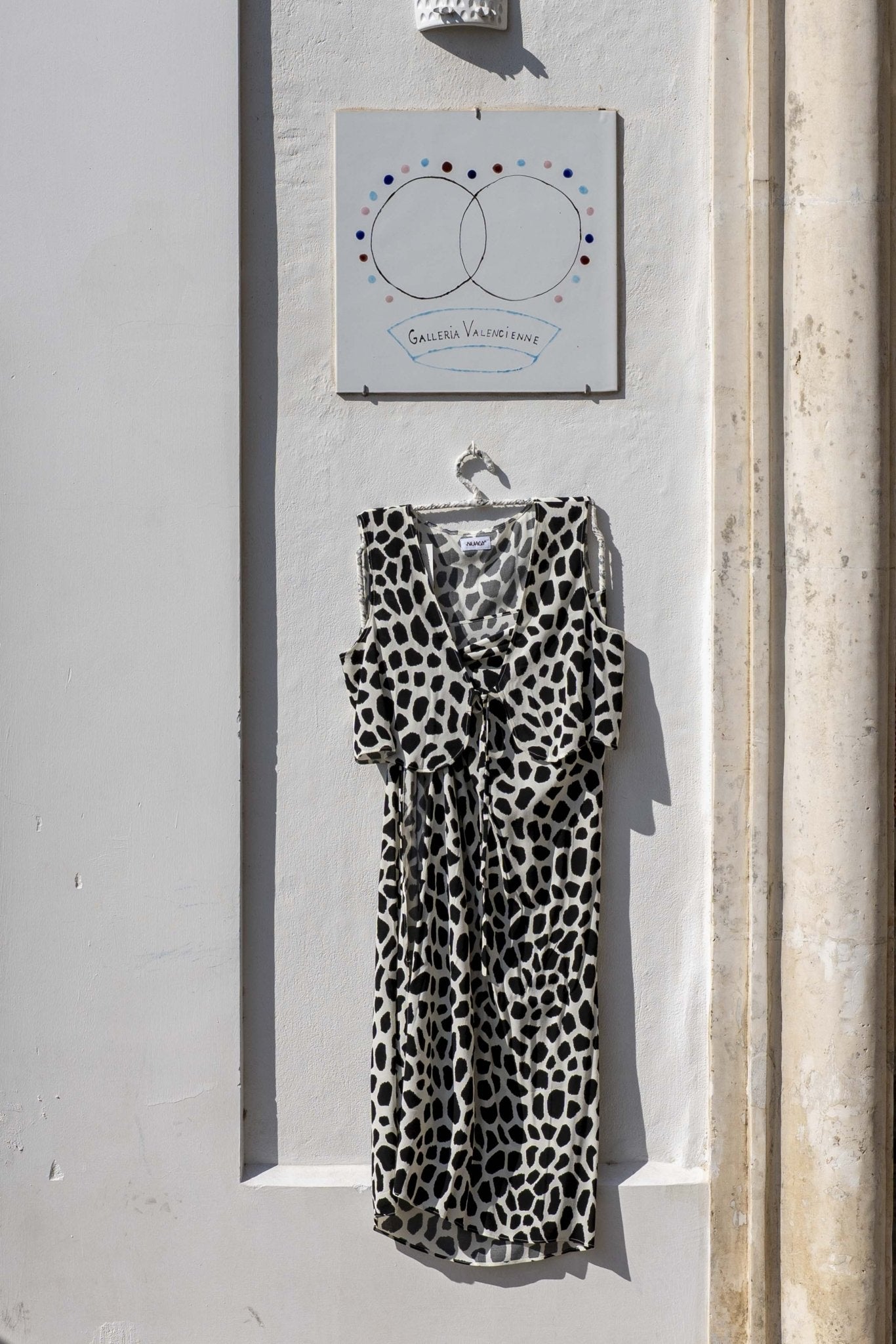 Dress - Black And White Print Set TU