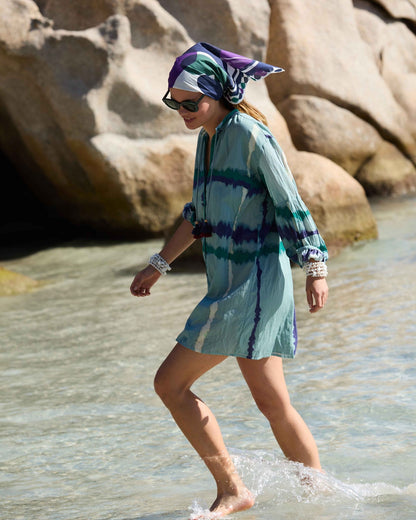 Dress - Charlie Short Dress Ardoise Combo Print