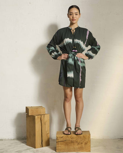 Dress - Charlie Short Dress Lagon Combo Print