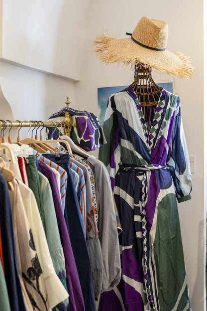 Dress - Emmanuelle Riviera Print Violet