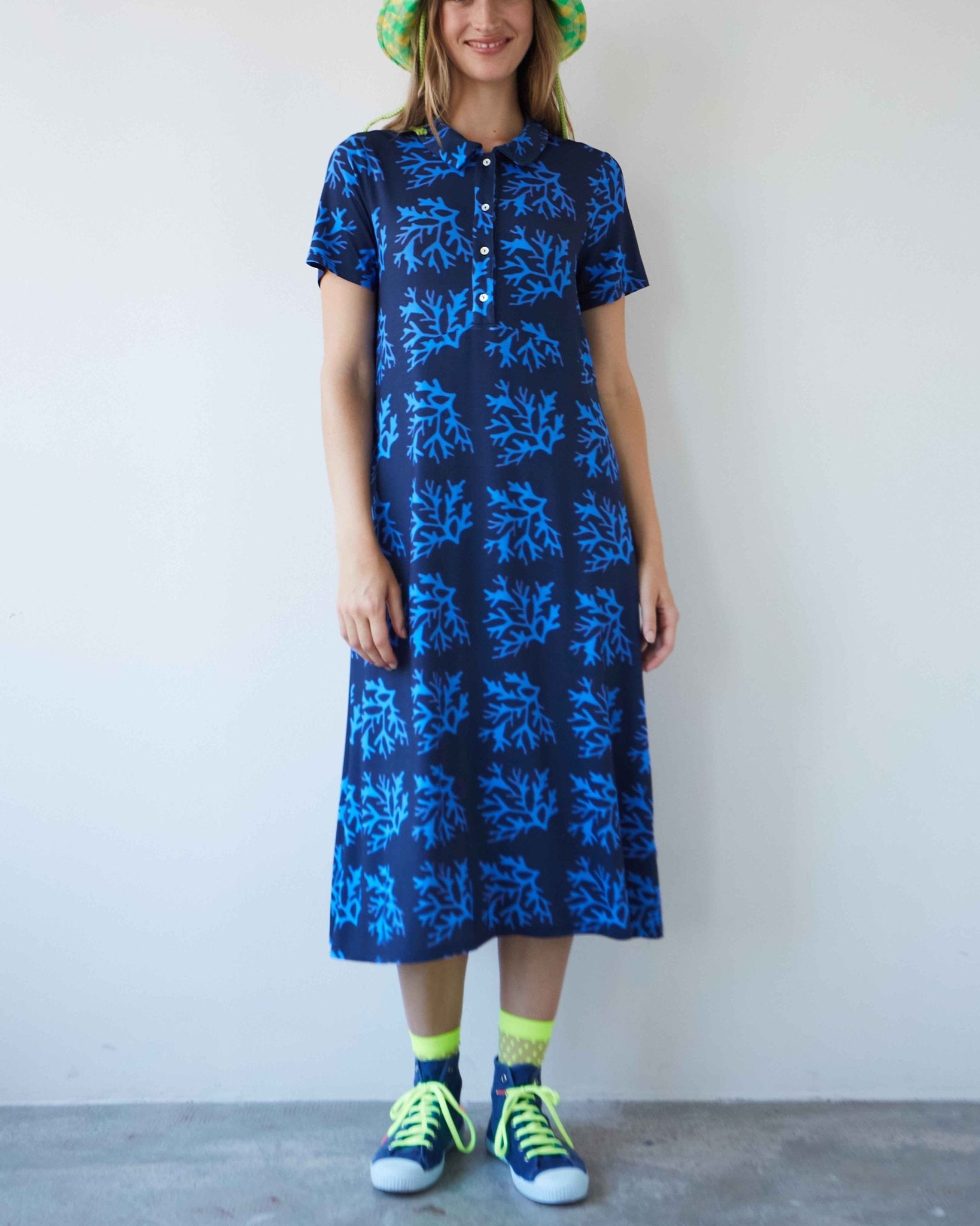 Dress - FLAO Coral Blue