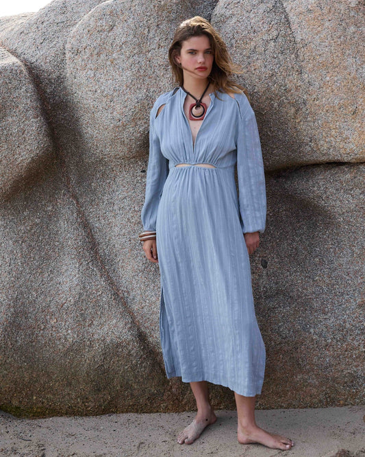 Dress - Ombeline Mineral Blue Dress
