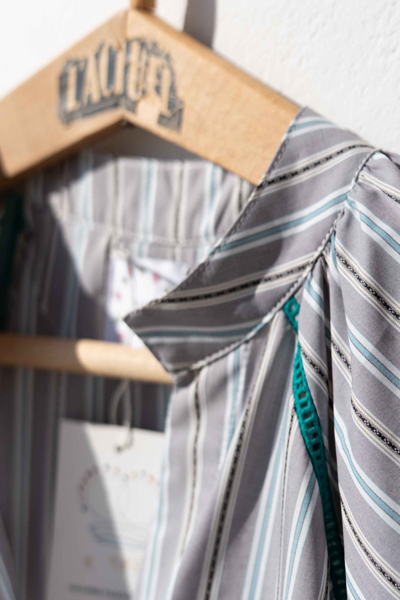 Dress - Simonetta Grey and Turquoise TU