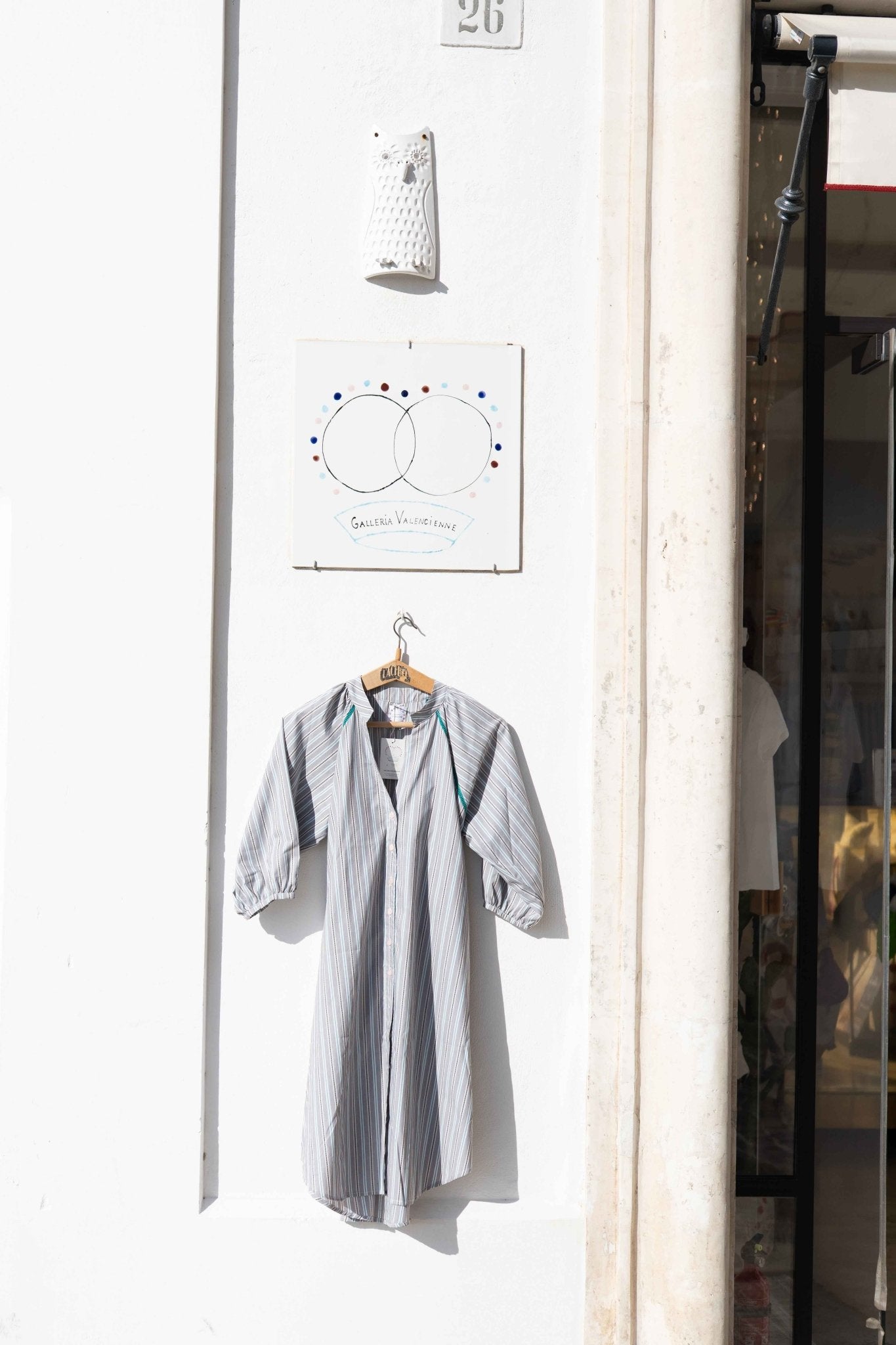 Dress - Simonetta Grey and Turquoise TU