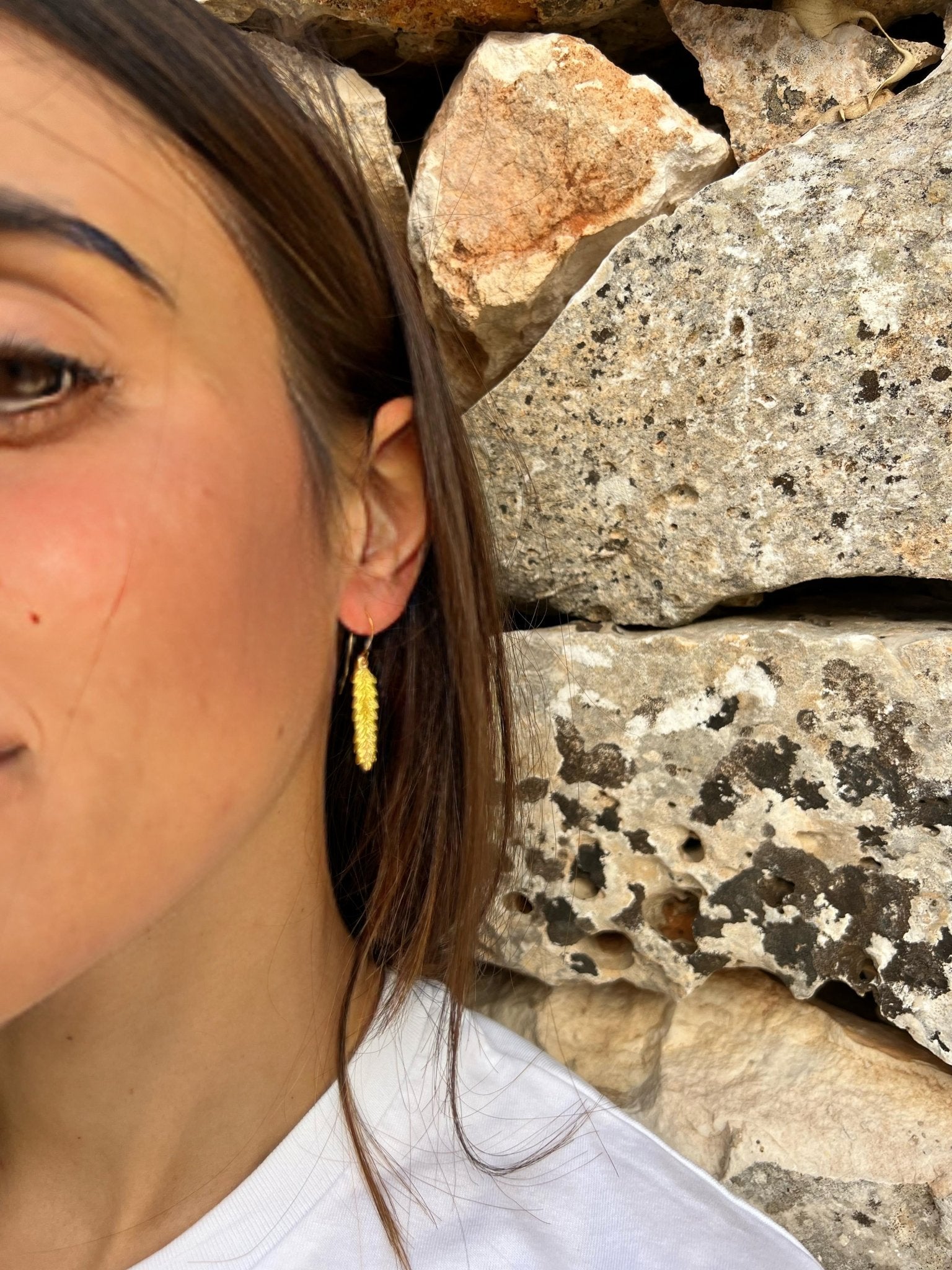 Earrings - Aurélie Wheat Cob Charm (Per unit)