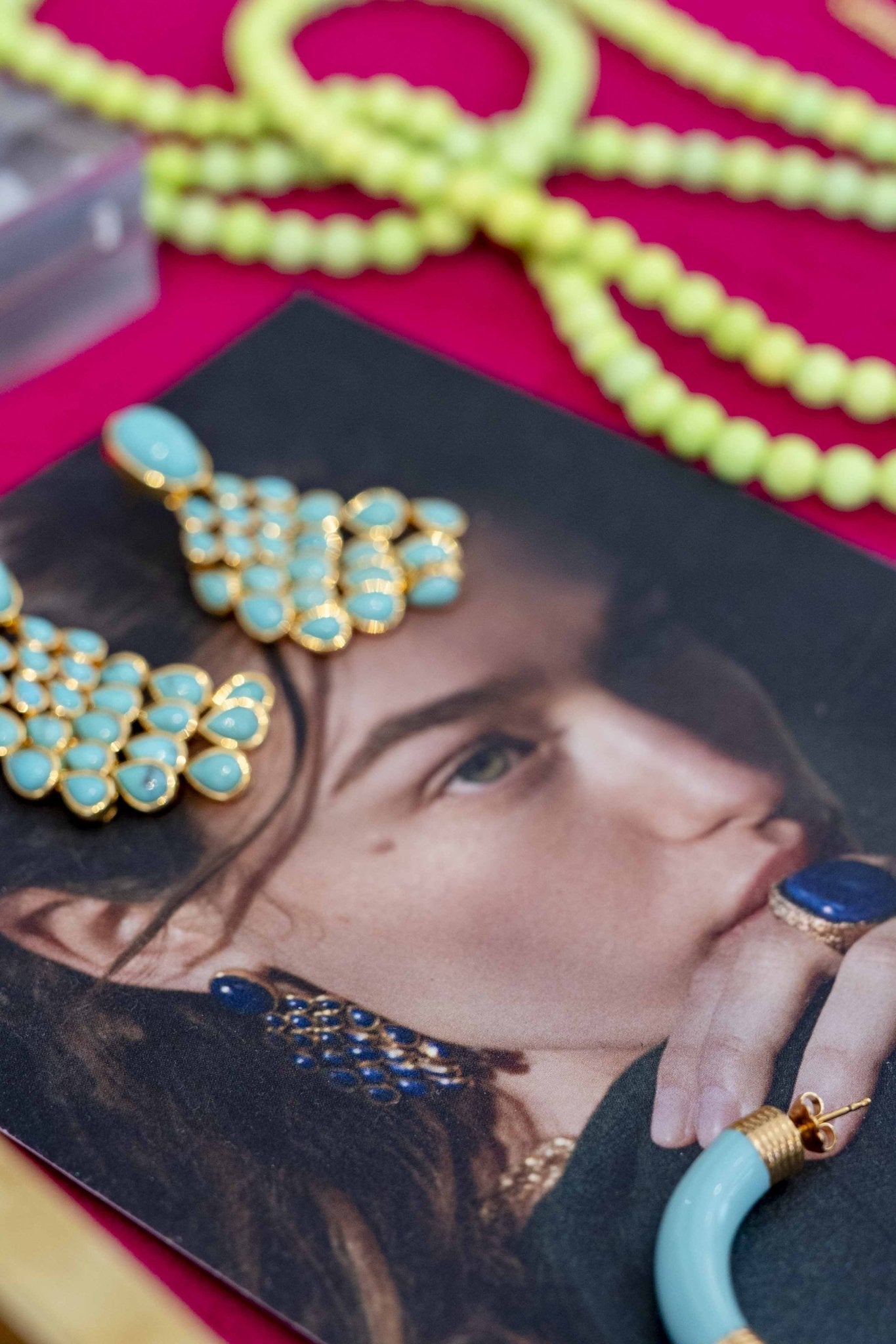 Earrings - Cherokee turquoise - Aurelie Bidermann