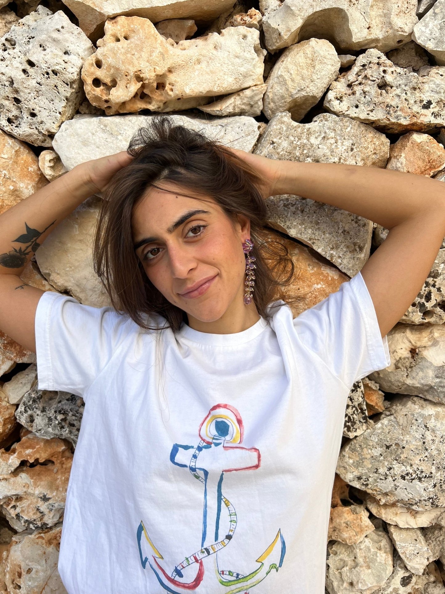 Earrings - Hop purple