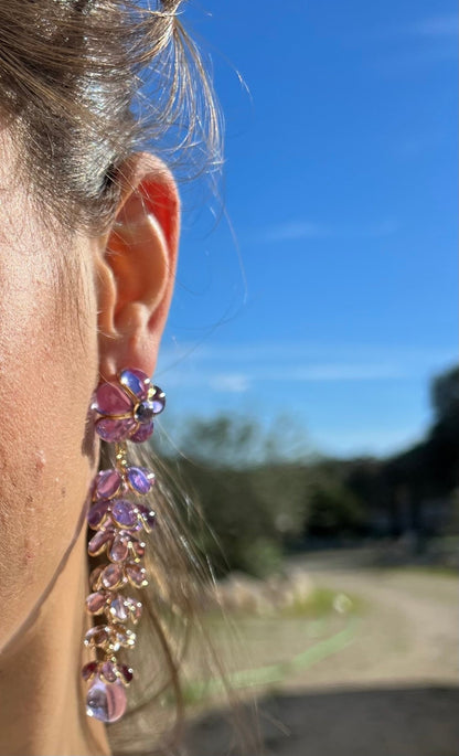 Earrings - Hop purple