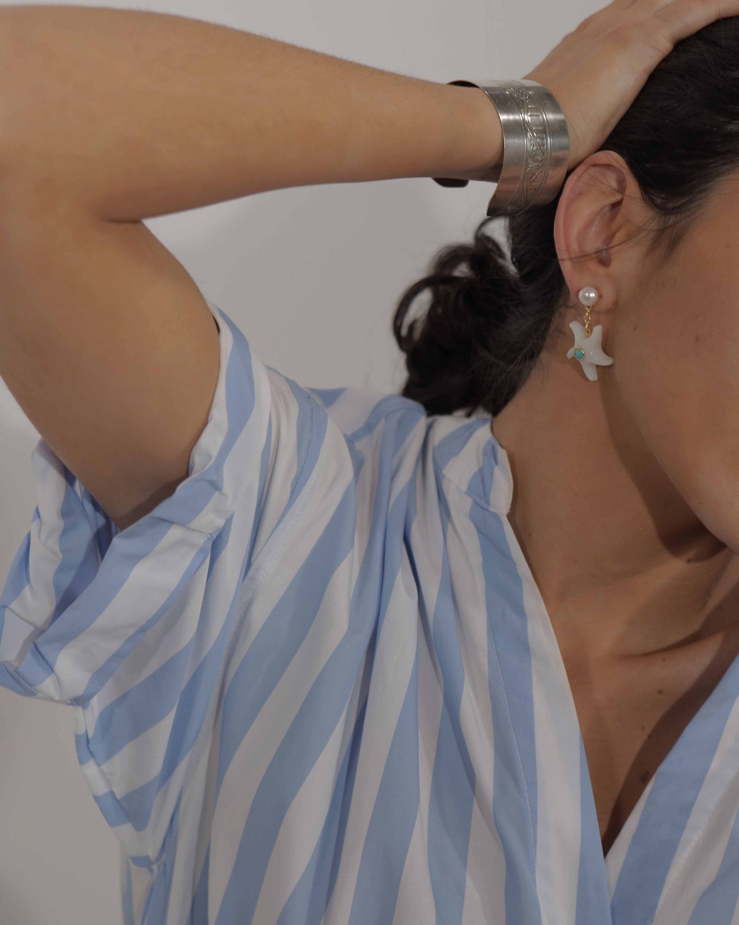 Earrings - Stella Marina Bianco