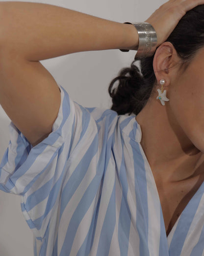 Earrings - Stella Marina Bianco