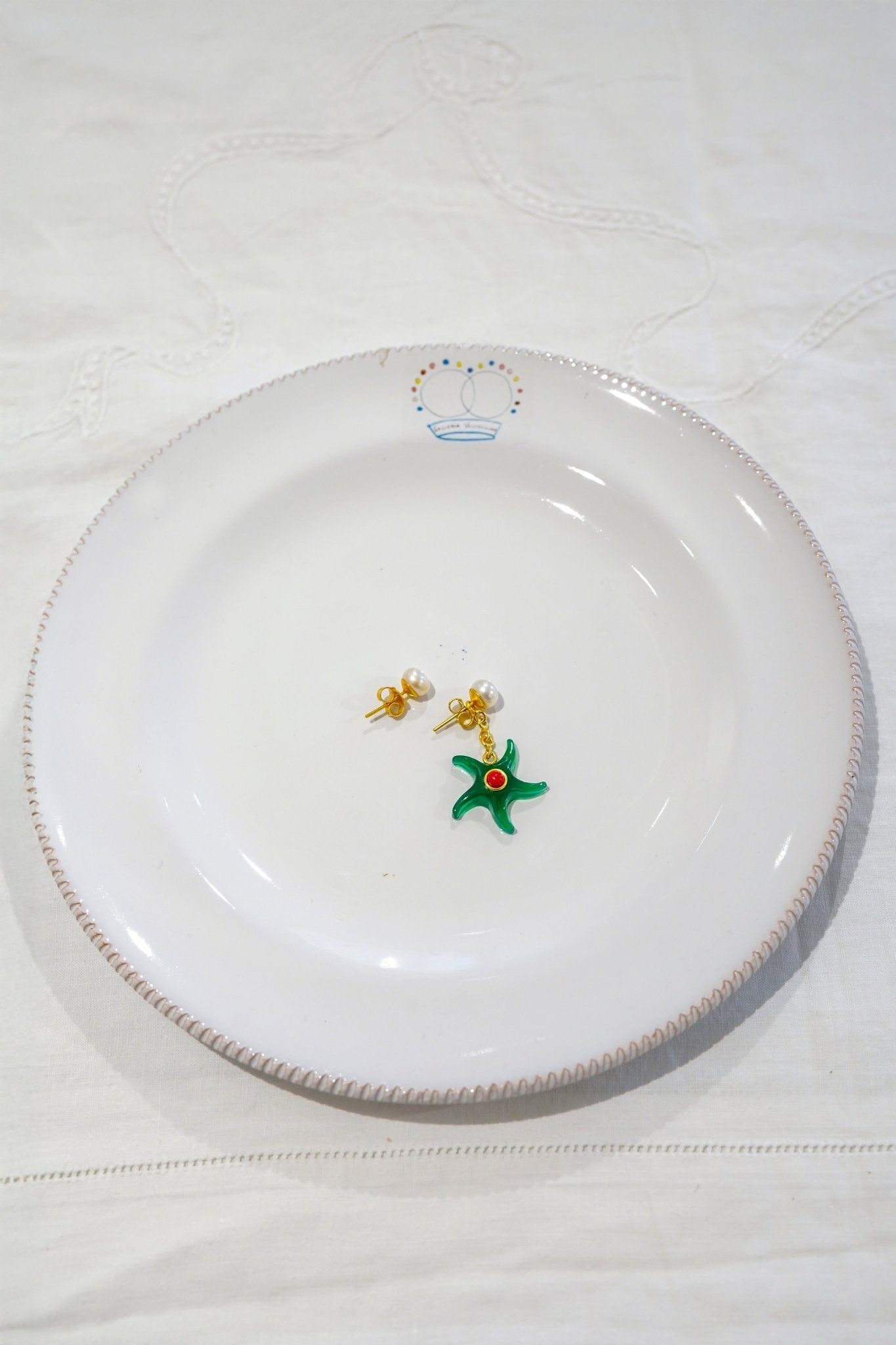 Earrings - Stella Marina Green