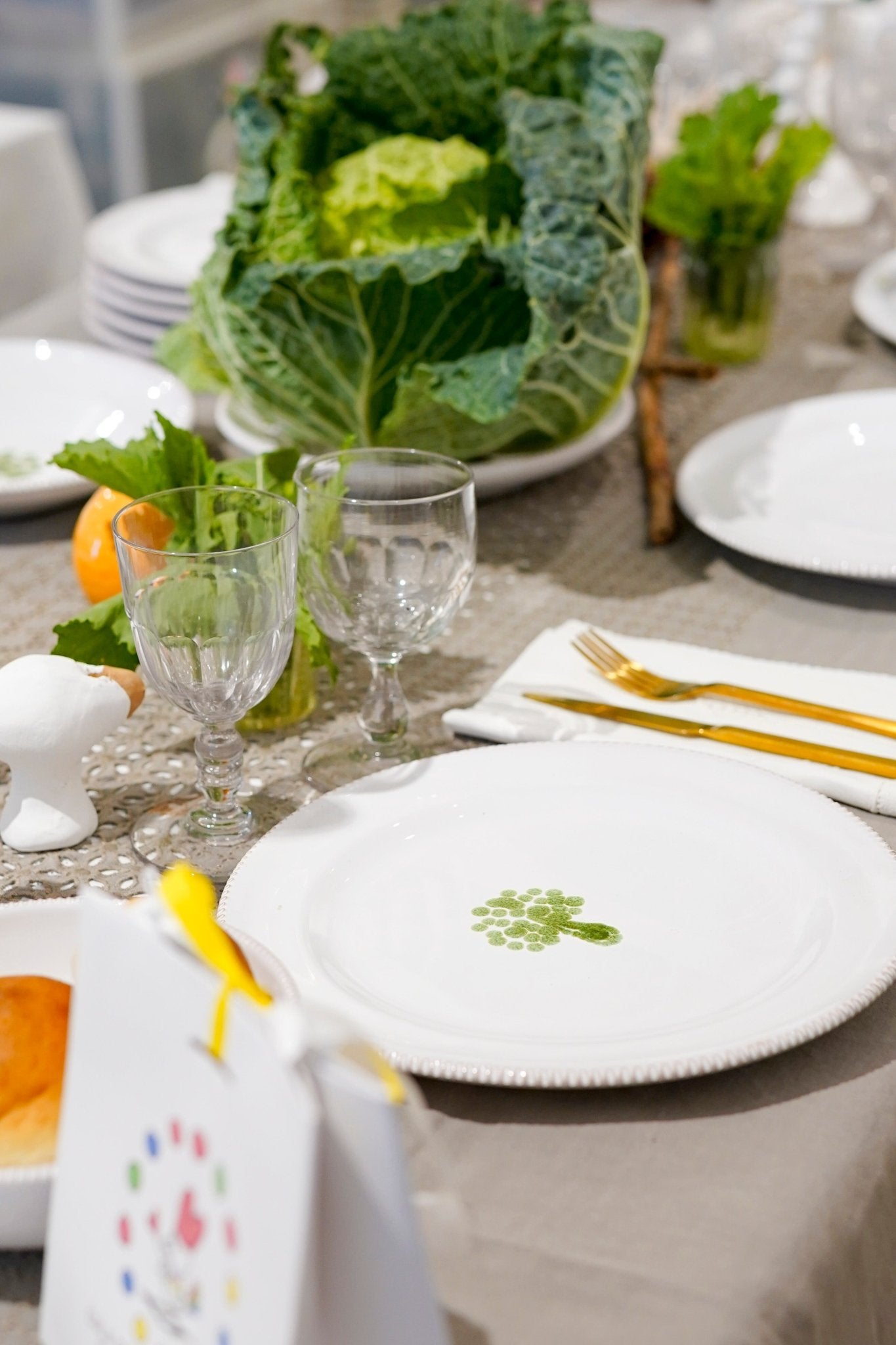 GV Collection Tableware - Plates Olive Tree - Made to Order 4 - piece settings for 4,6,12 guests