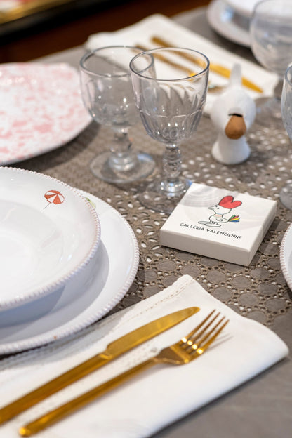 GV Collection Tableware - Plates Parasol - Made to Order 4 - piece settings for 4,6,12 guests