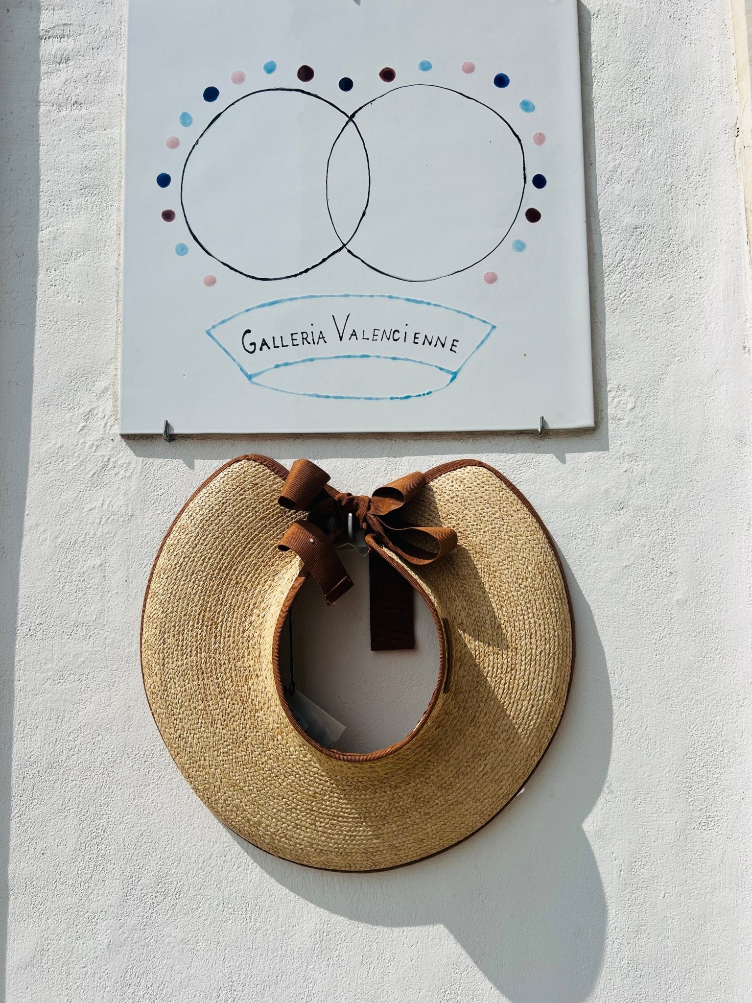 Hat - PALME Raffia Visor