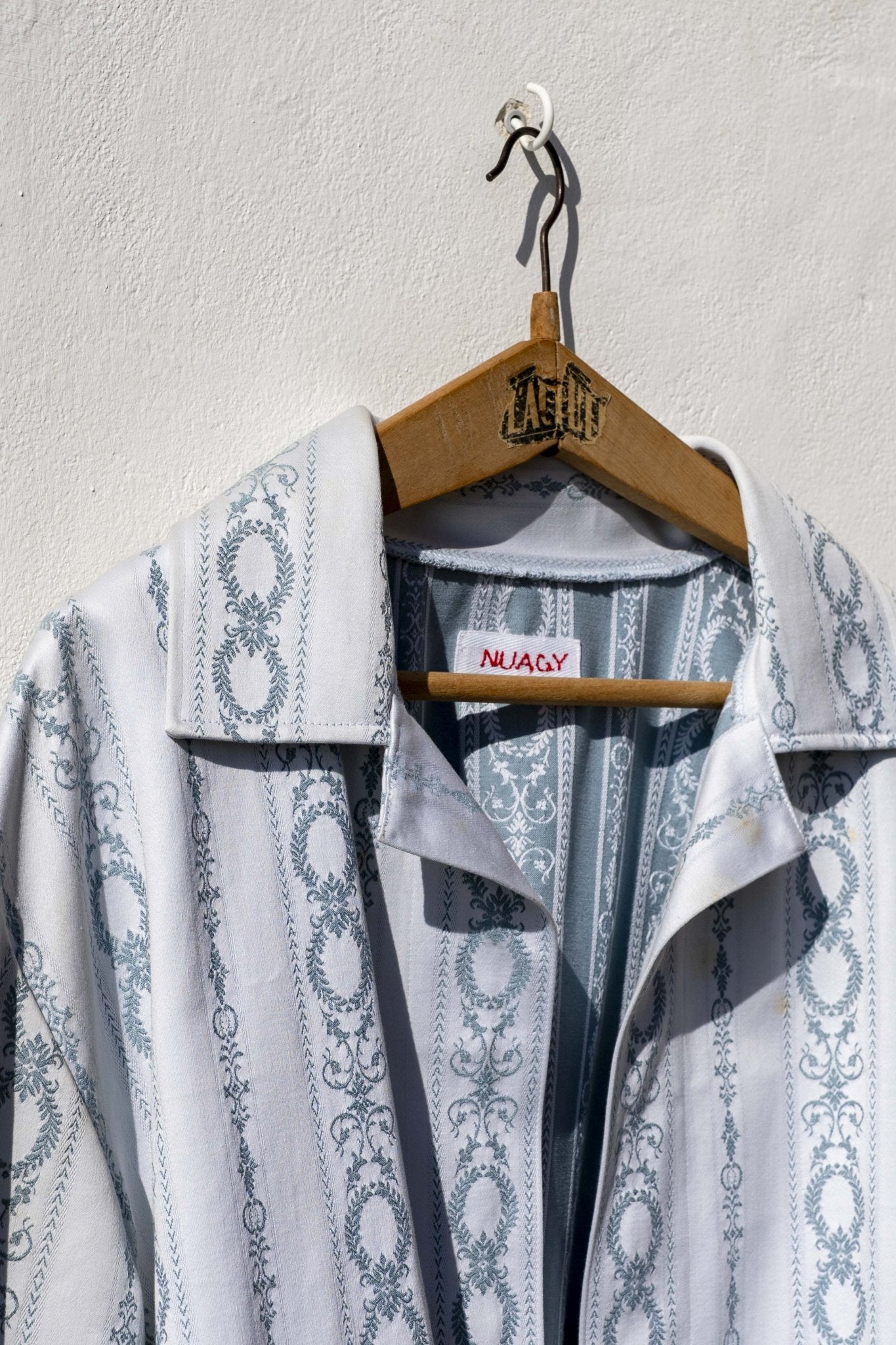 Jacket - White And Sky Blue Unisex