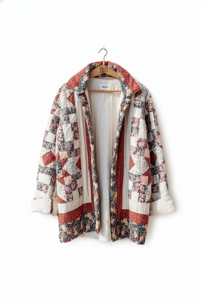 Jacket Women - Quilted Star blu