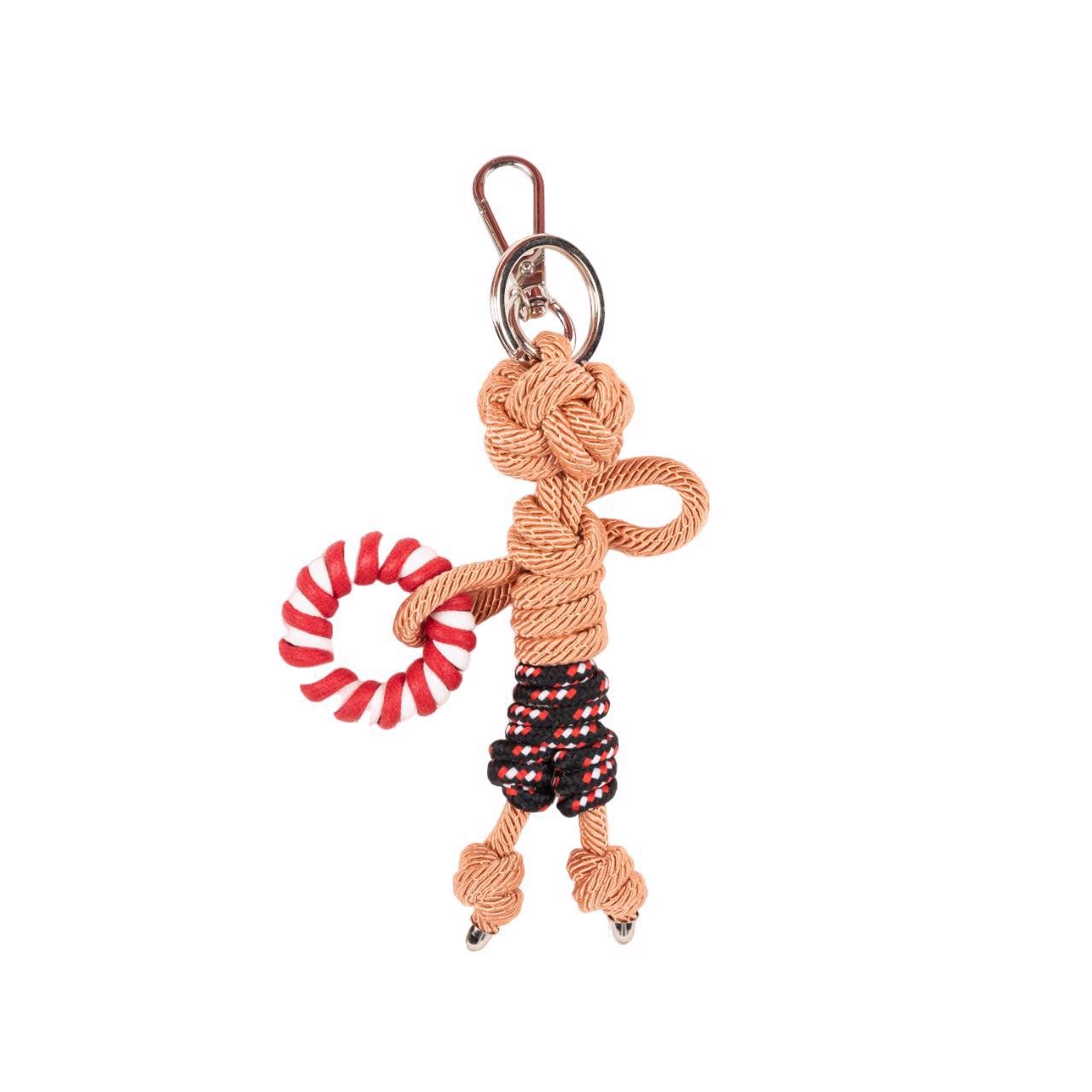Keychain - Doll ARTHUR The Swimmer Bag Charm Red & Blue Mix