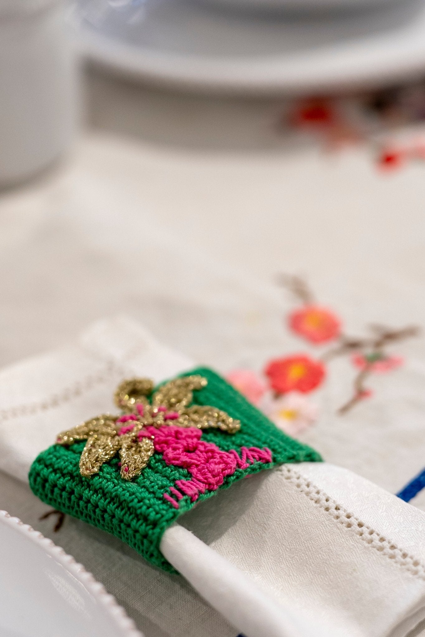 Napkin - Portatovagliolo Yellow Green