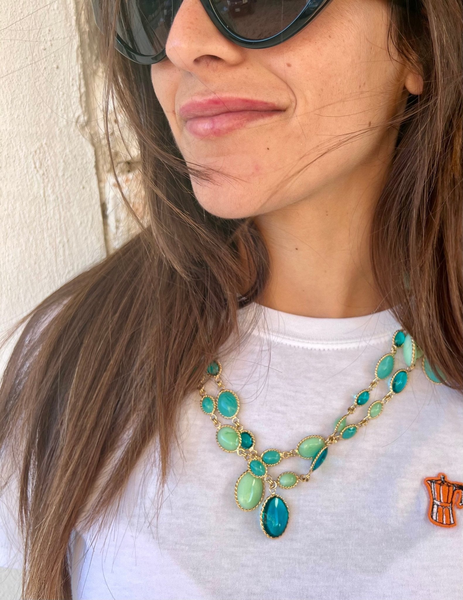 Necklace - Disc pendant necklace