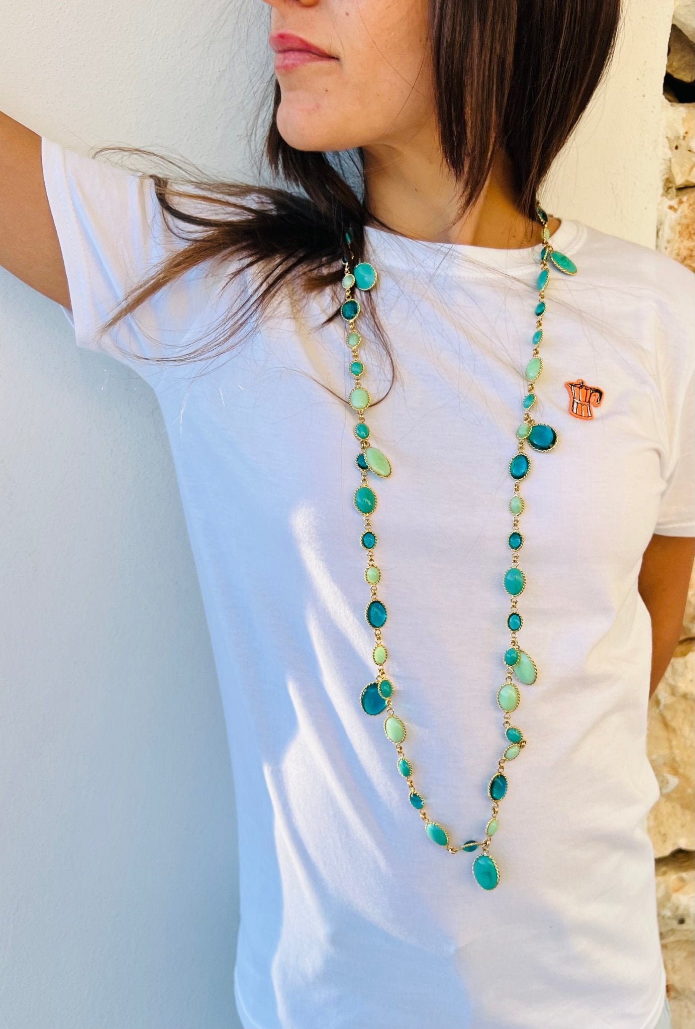 Necklace - Disc pendant necklace