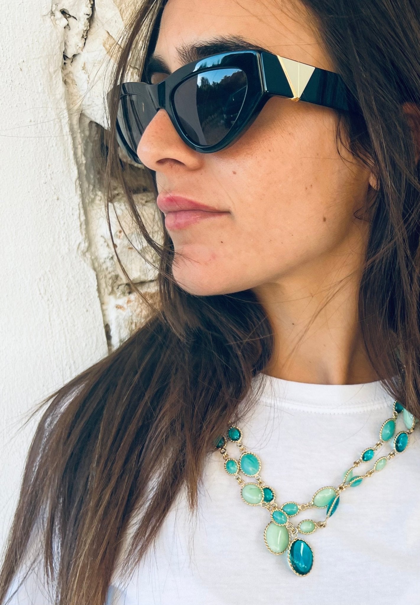 Necklace - Disc pendant necklace