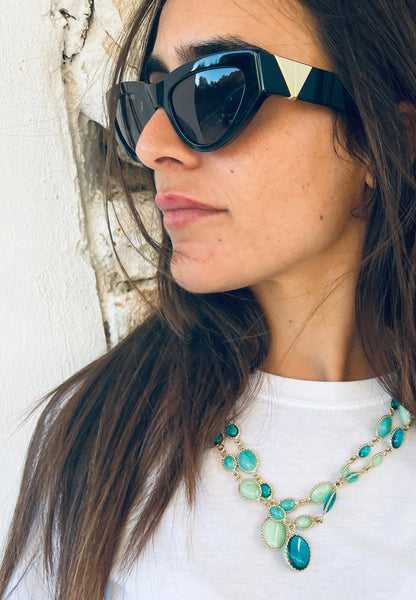 Necklace - Disc pendant necklace