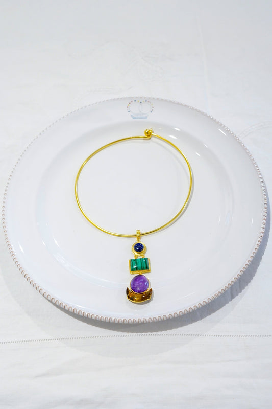 Necklace - Totem Olympia Malachite