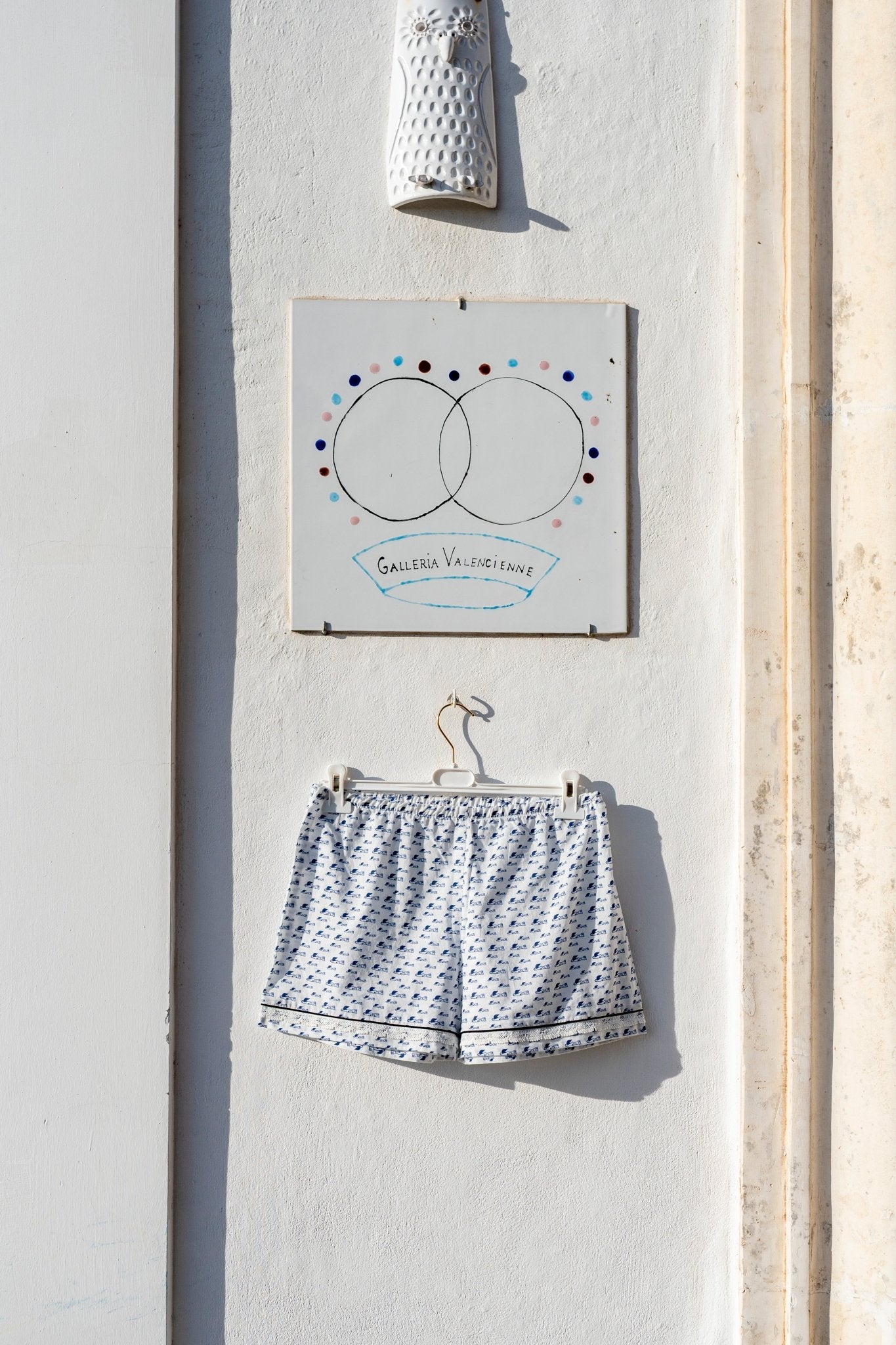 Pajamas Shorts Women - Short Mermaid Print Adorned With Lace