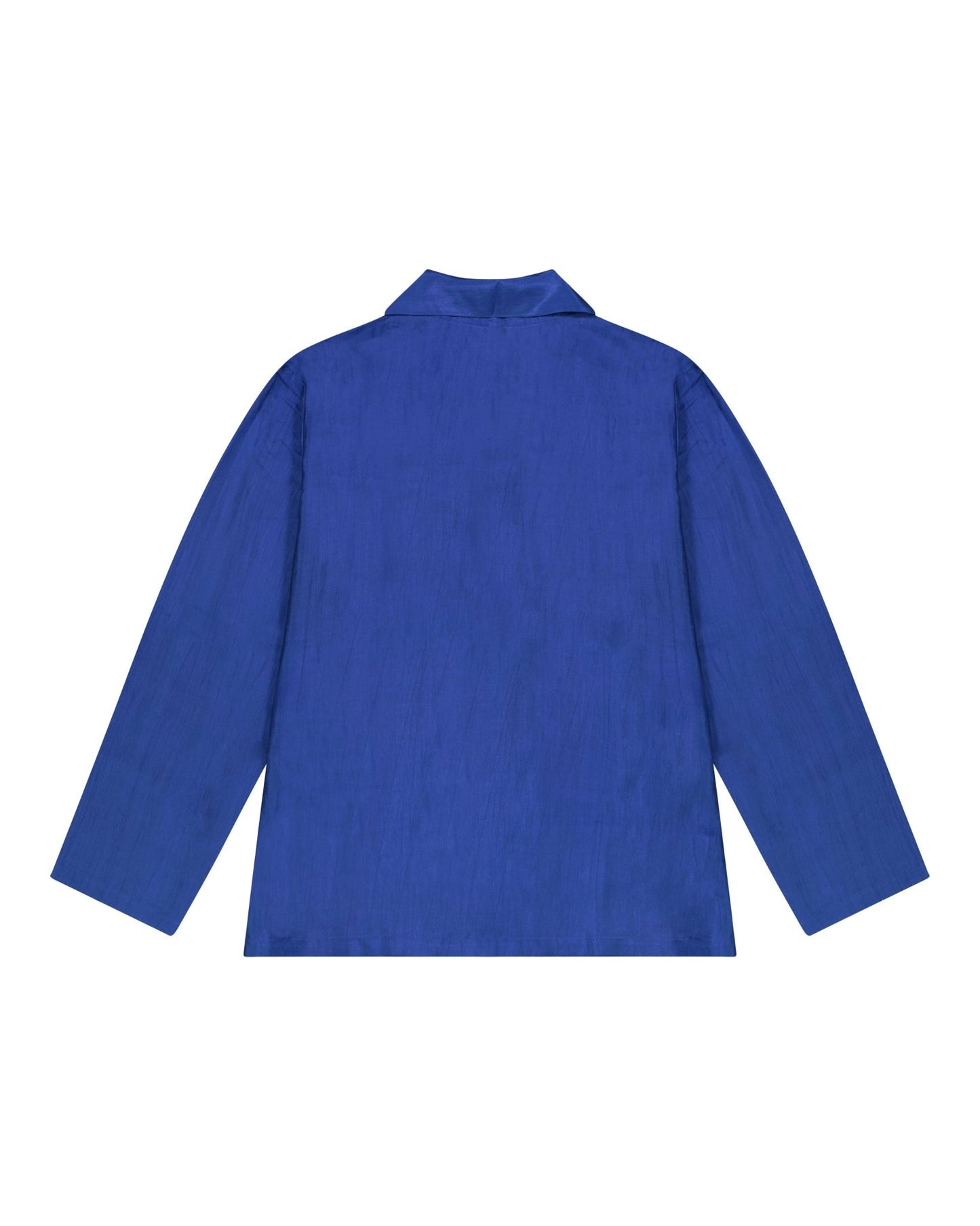 Pajamas Women - Silk pajama Night Blue hand embroidered