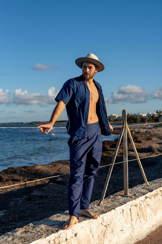 Pants Men - Opera royal blue