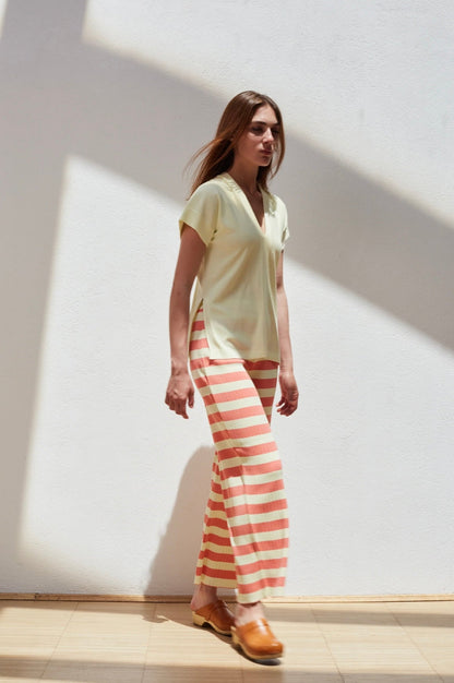 Pants - Skin pants Sartoria VIco Papaya/Neon