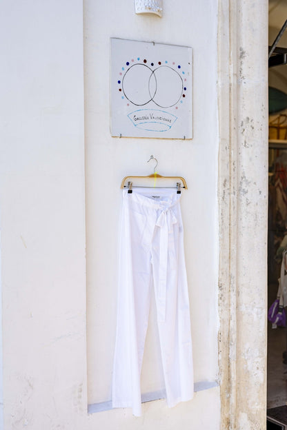 Pants Women - Santa Fe White