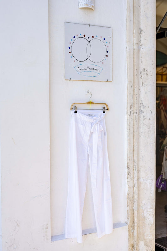 Pants Women - Santa Fe White