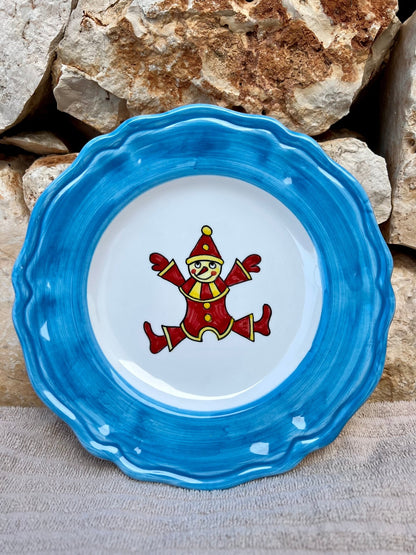 Plate - Timeless Pearly x Popolo Pinocchio red