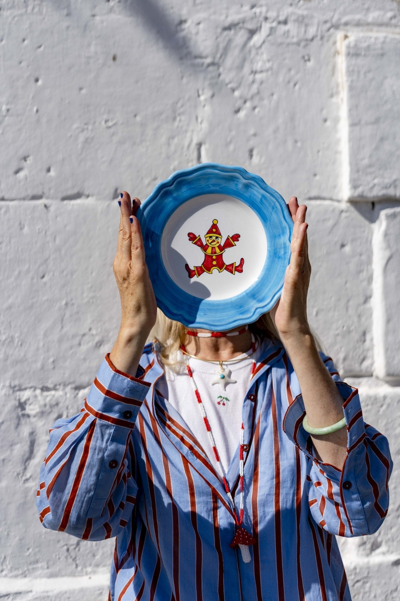 Plate - Timeless Pearly x Popolo Pinocchio red