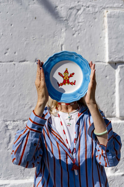 Plate - Timeless Pearly x Popolo Pinocchio red