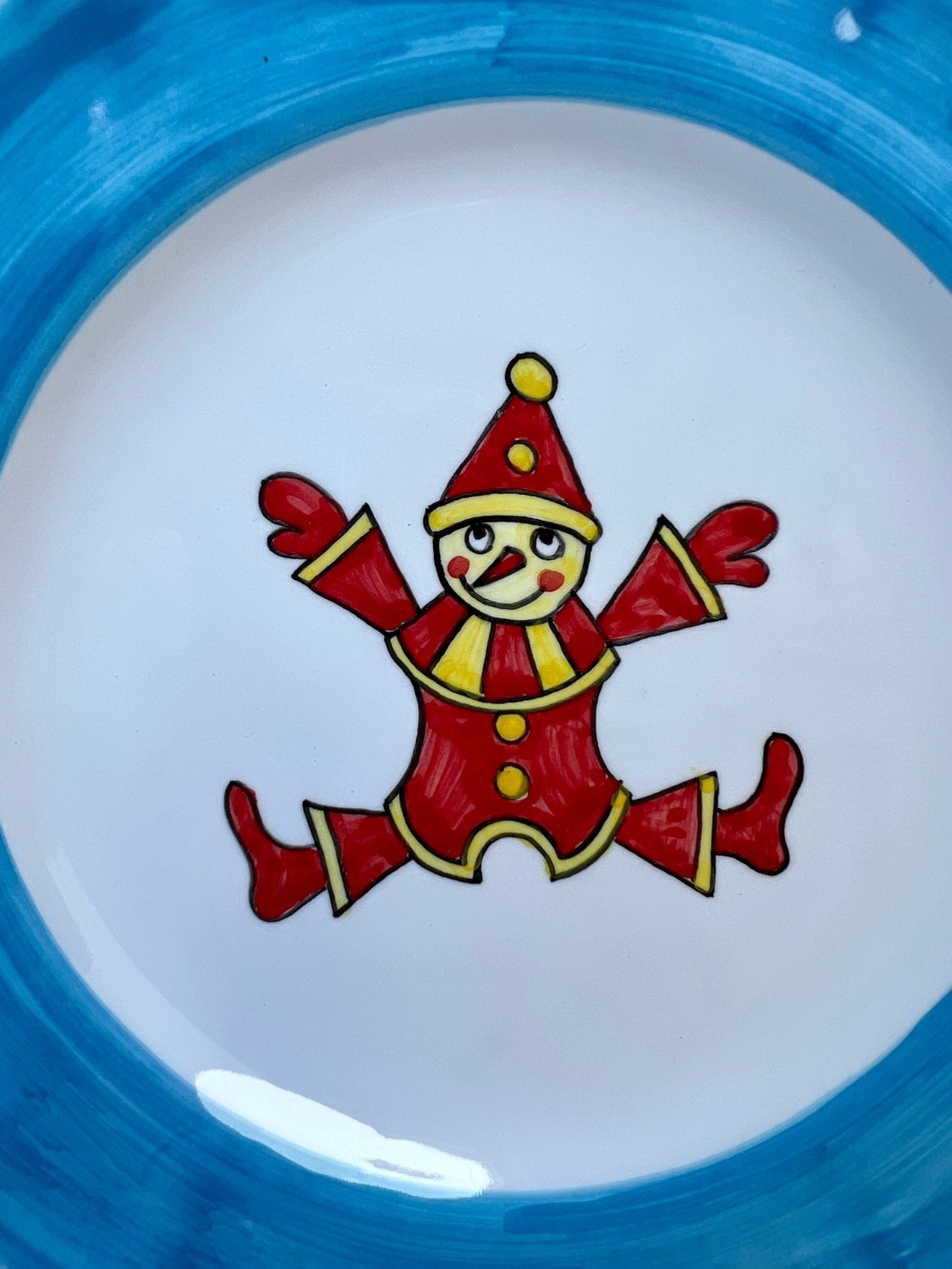 Plate - Timeless Pearly x Popolo Pinocchio red