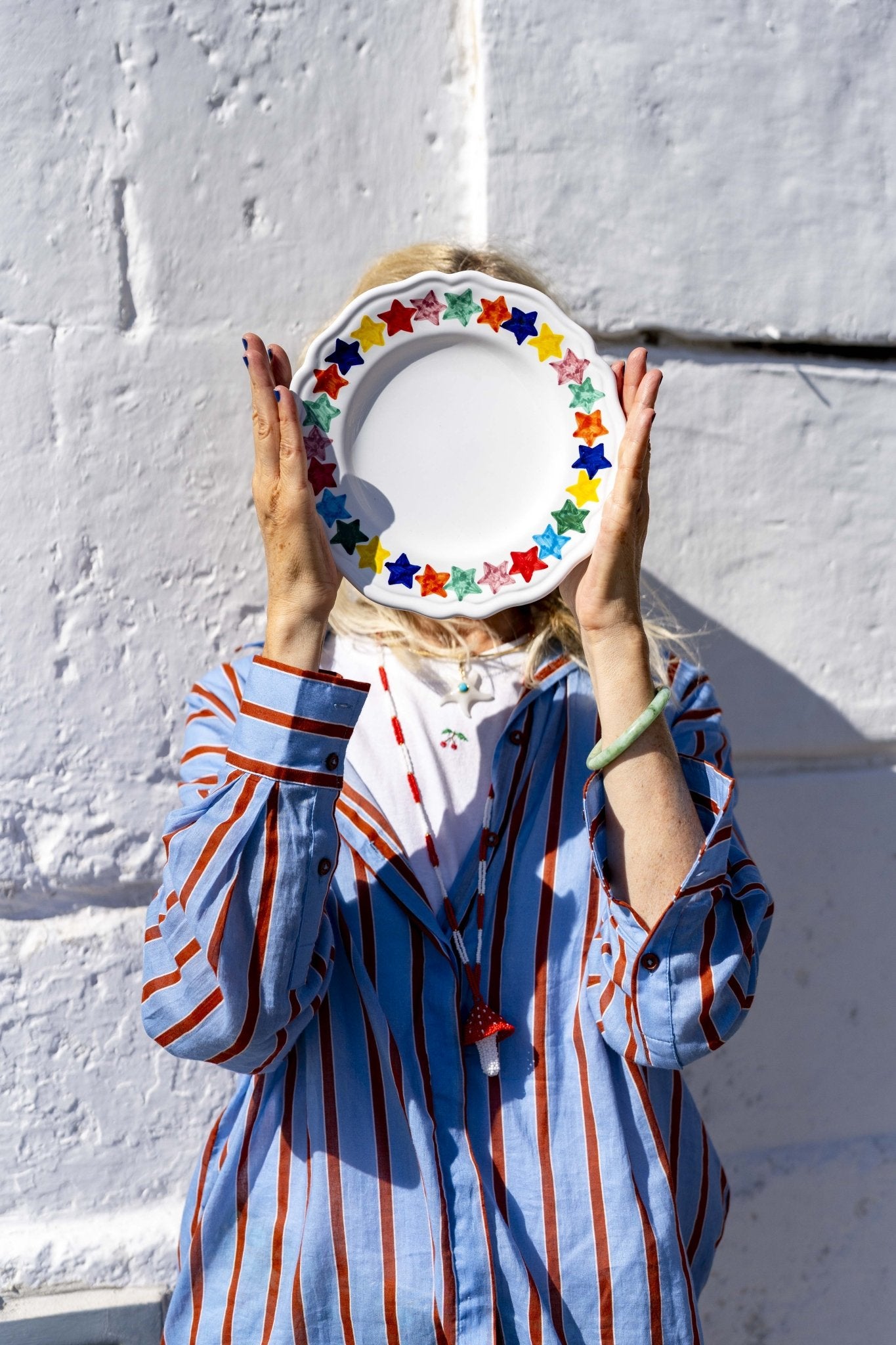 Plate - Timeless Pearly x Popolo Star plate