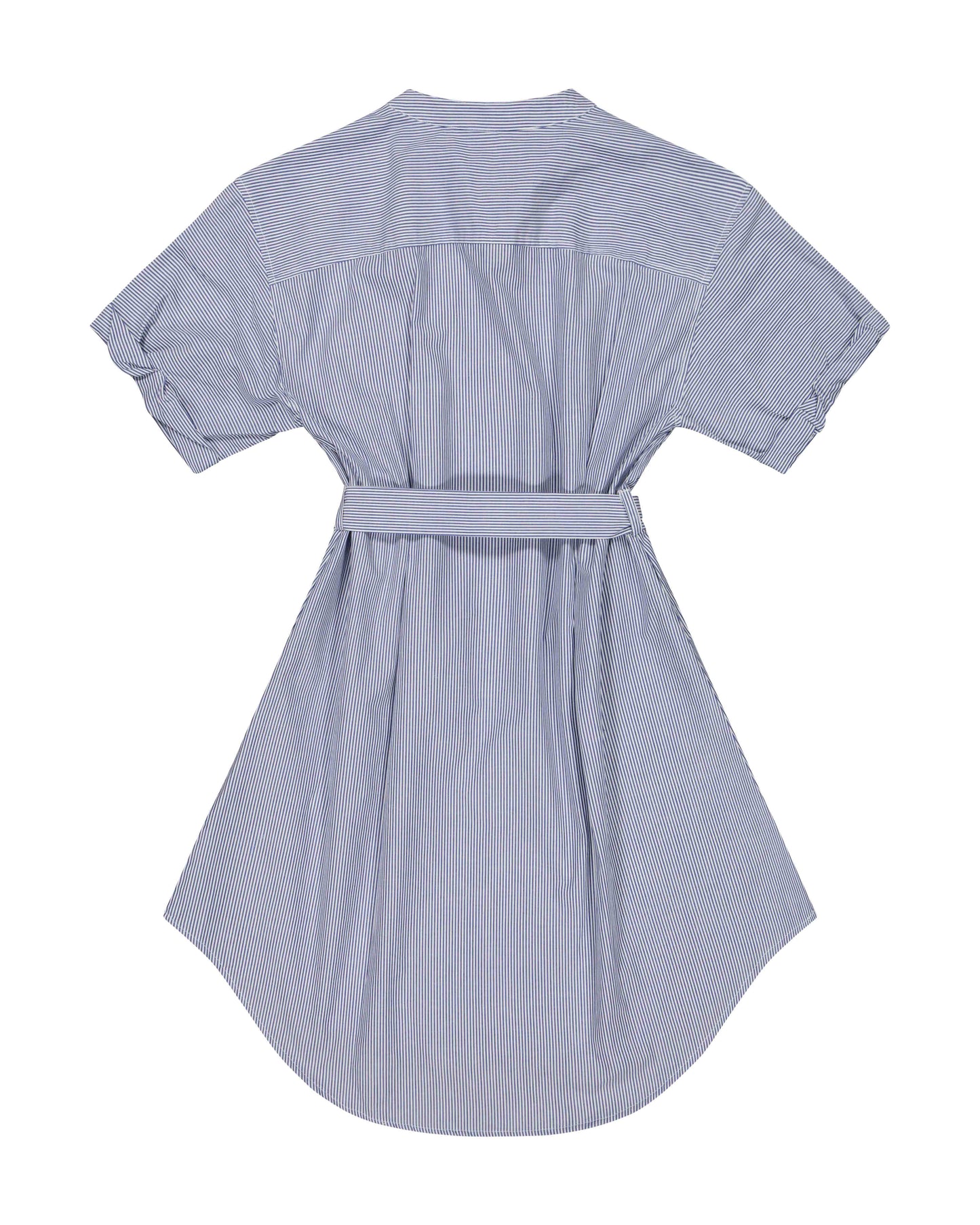 Dress - Gina Dress BLue & white thin Lines