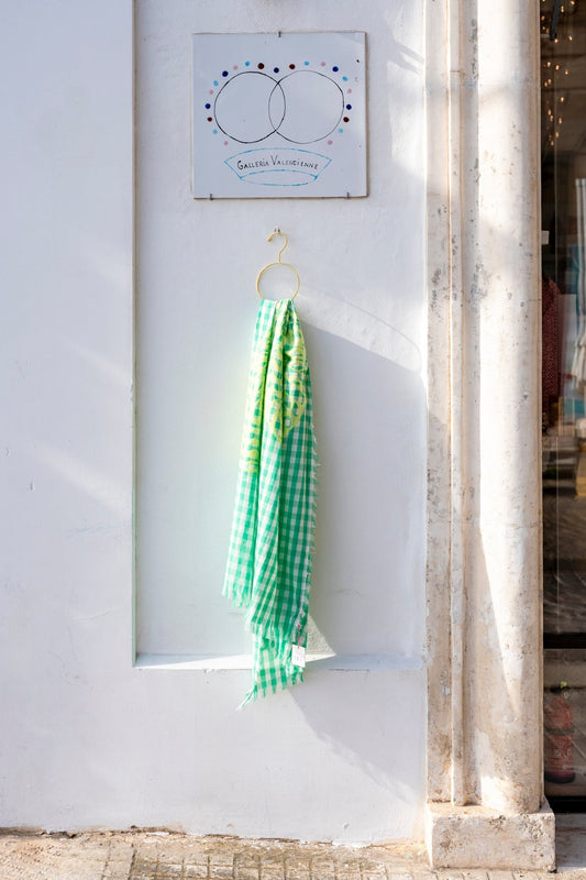 Scarfs - BUTTERFLY Green