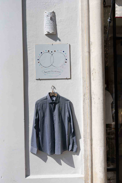 Shirt Men - Mao Collar Total Eclipse