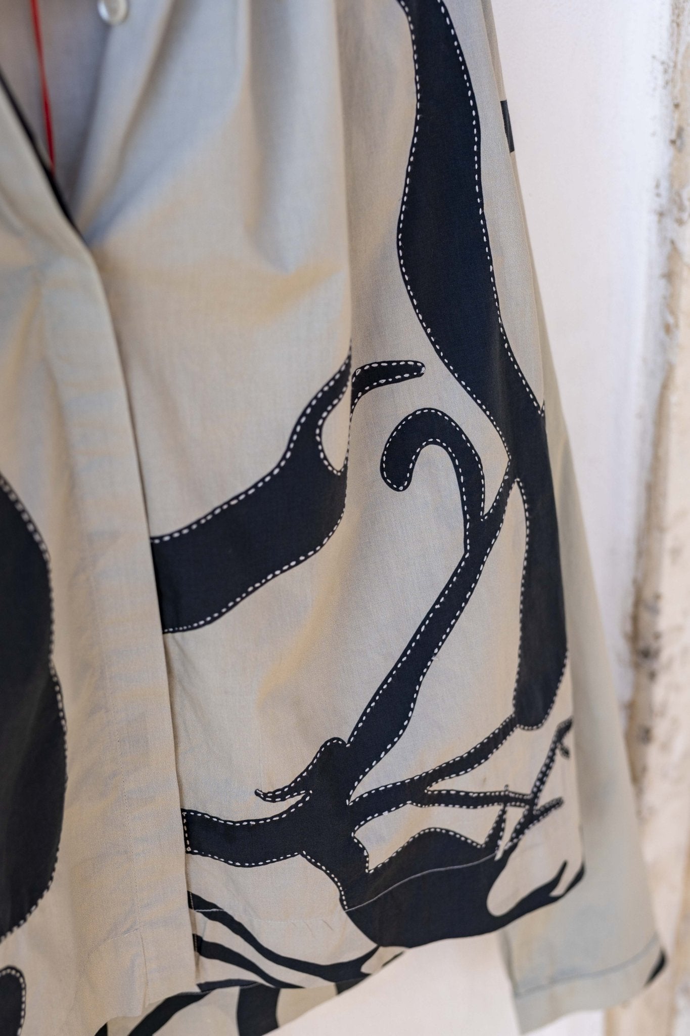 Shirt Women - Grey and Black Print